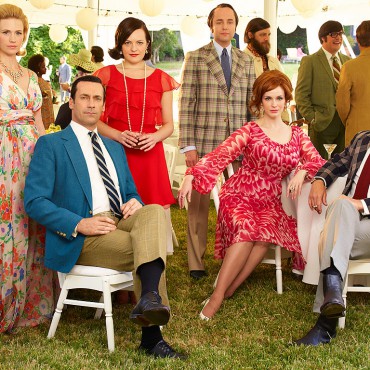 A promotional photo for "The Party's Over," the final season of Mad Men.
