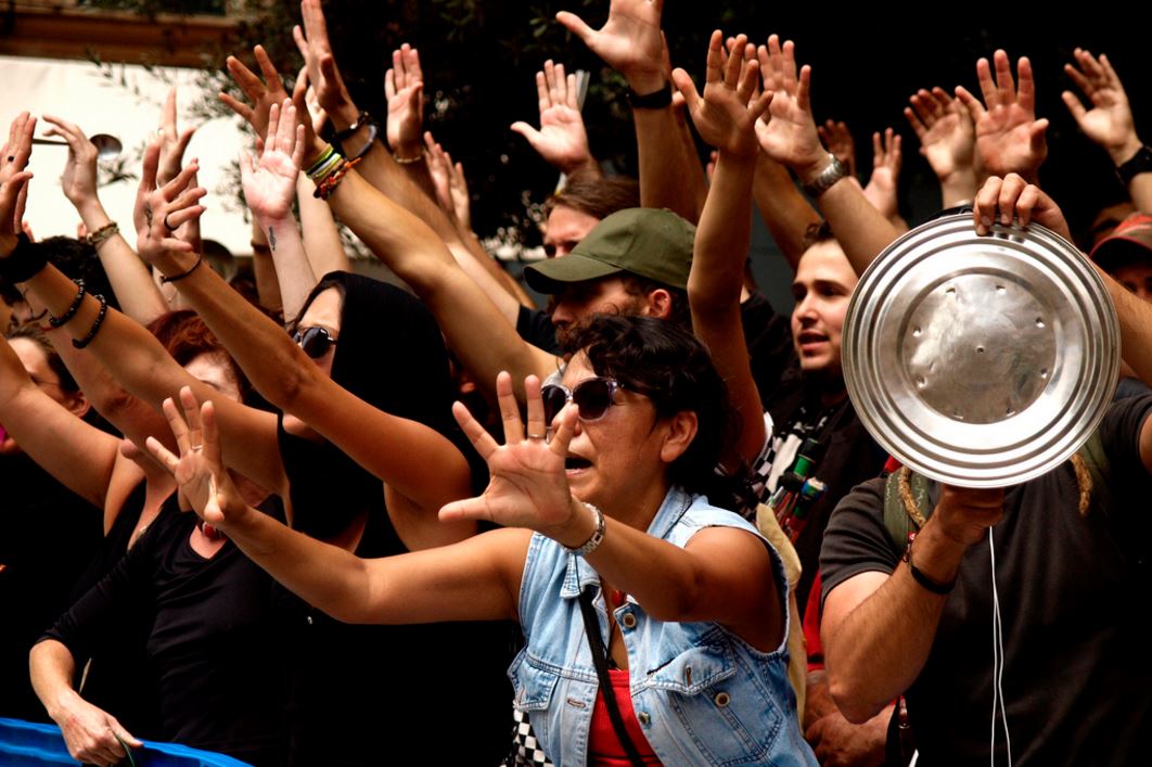 Indignados protesting in Spain in 2011. Afrodita71 / Flickr