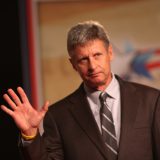 Former New Mexico governor Gary Johnson speaking in Orlando in 2011. Gage Skidmore / Flickr
