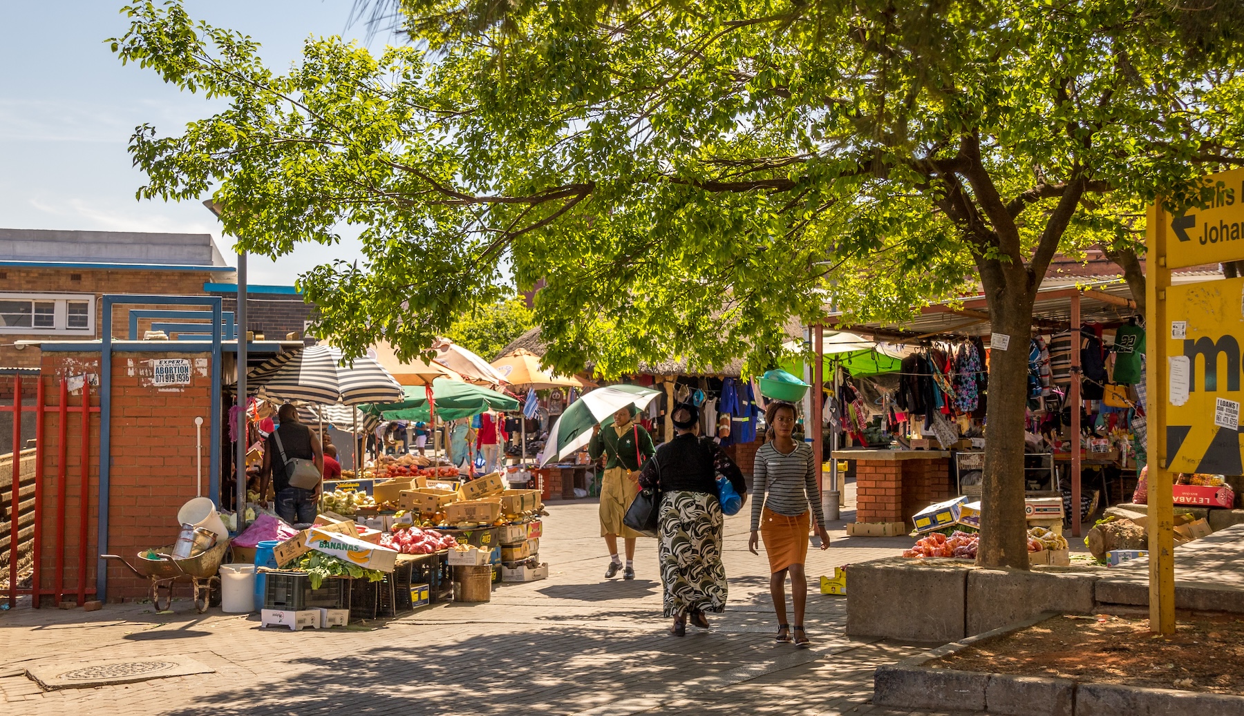 Jeppestown market in Johannesburg